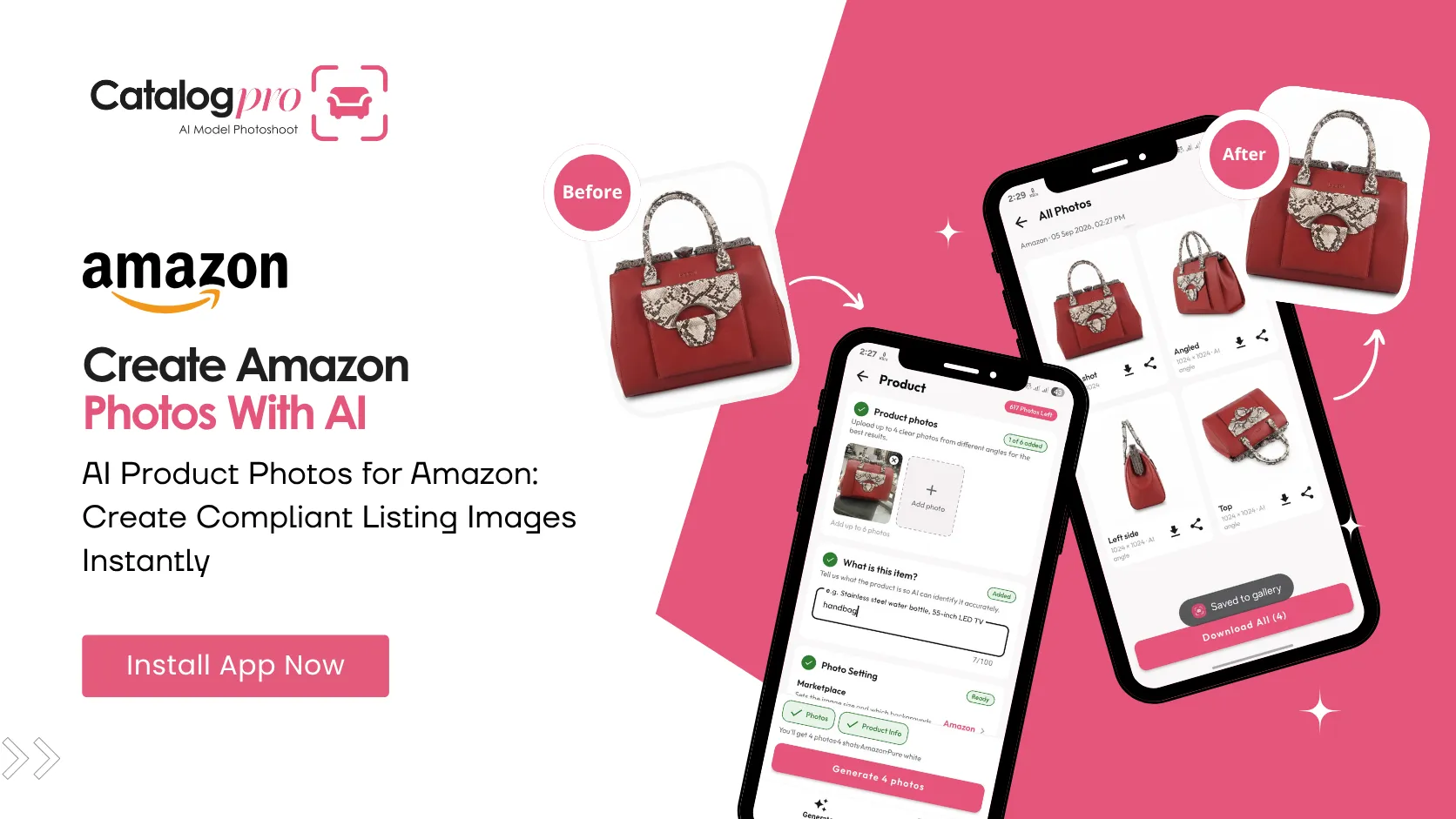 AI product photos for Amazon listings