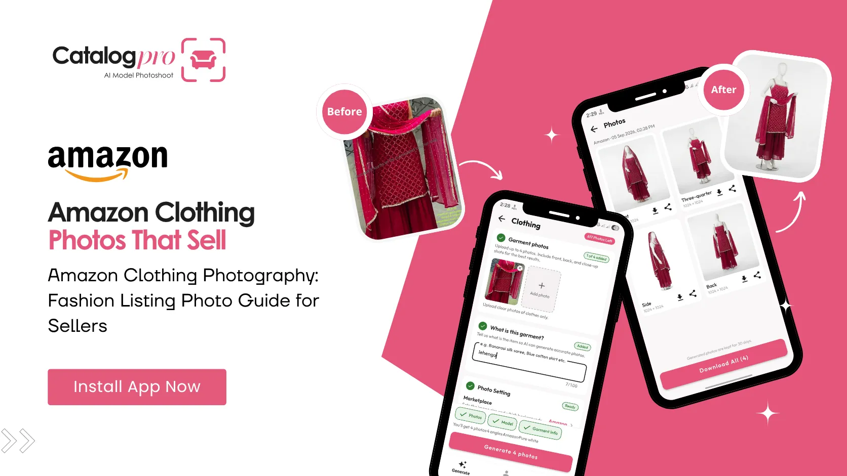 Amazon clothing photography guide