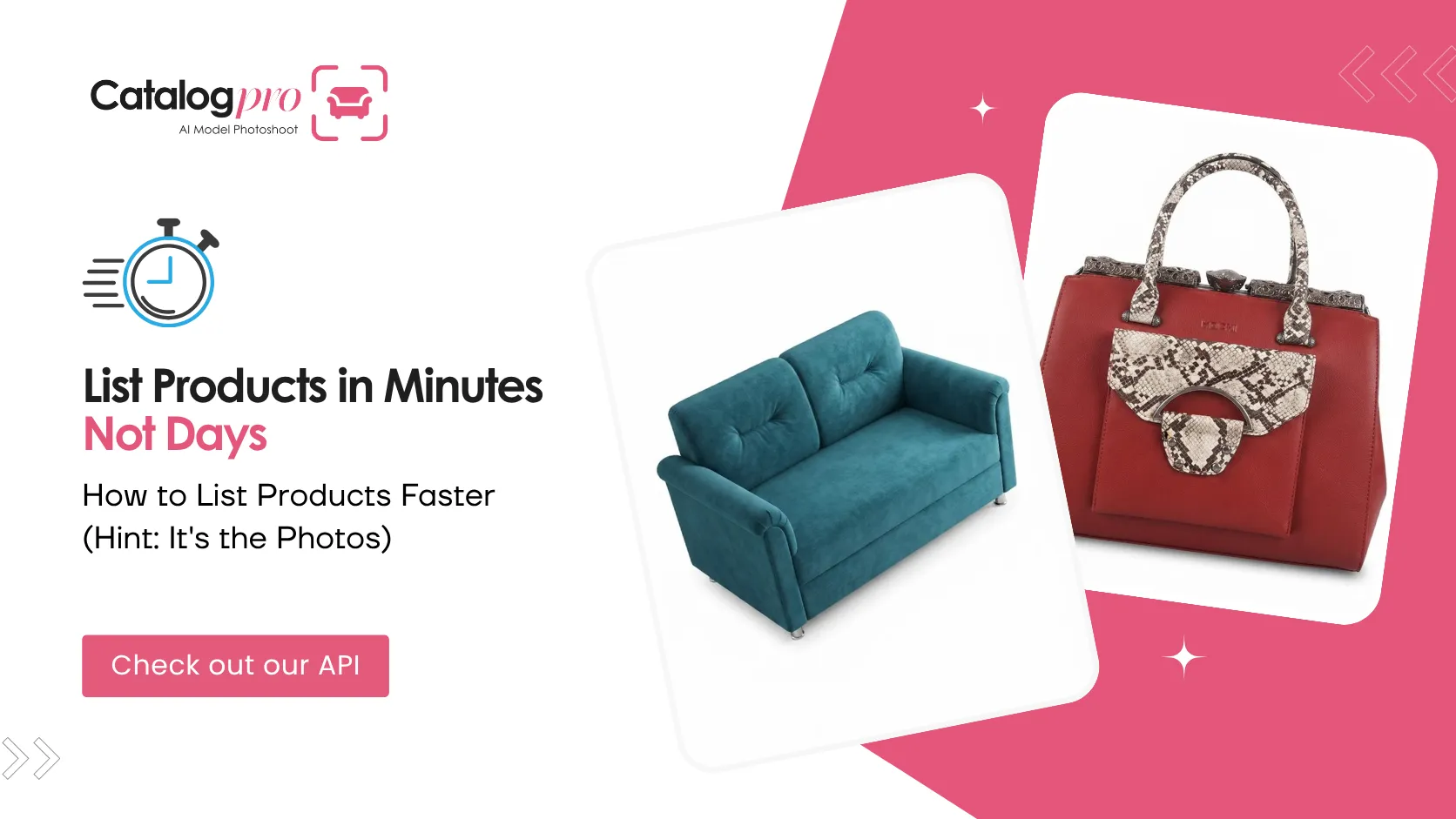 A product going from phone photo to live listing in minutes