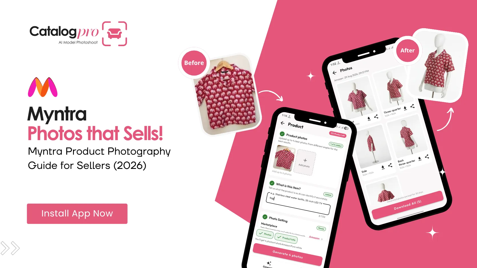 Myntra product photography guide for sellers